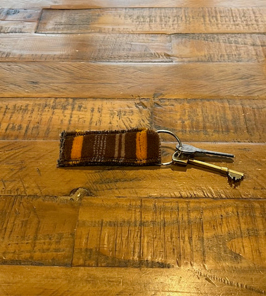 London Overground Moquette Keyring