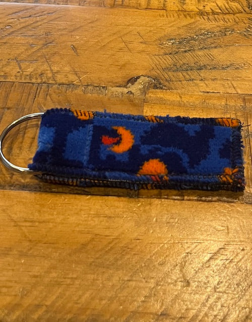 Stagecoach Bus Blue Beachball Moquette keyring