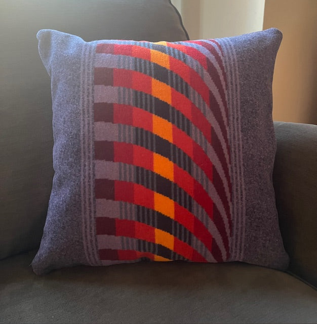 Stagecoach Bus Orginal Chevron Moquette Cushion