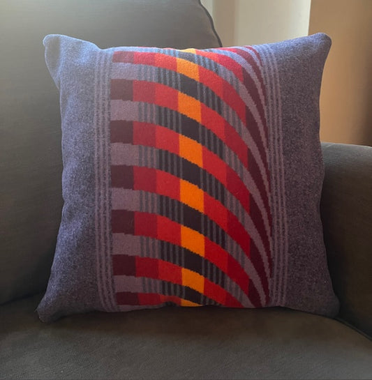 Stagecoach Bus Orginal Chevron Moquette Cushion