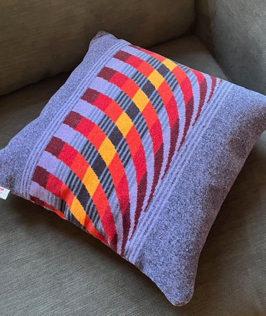 Stagecoach Bus Orginal Chevron Moquette Cushion