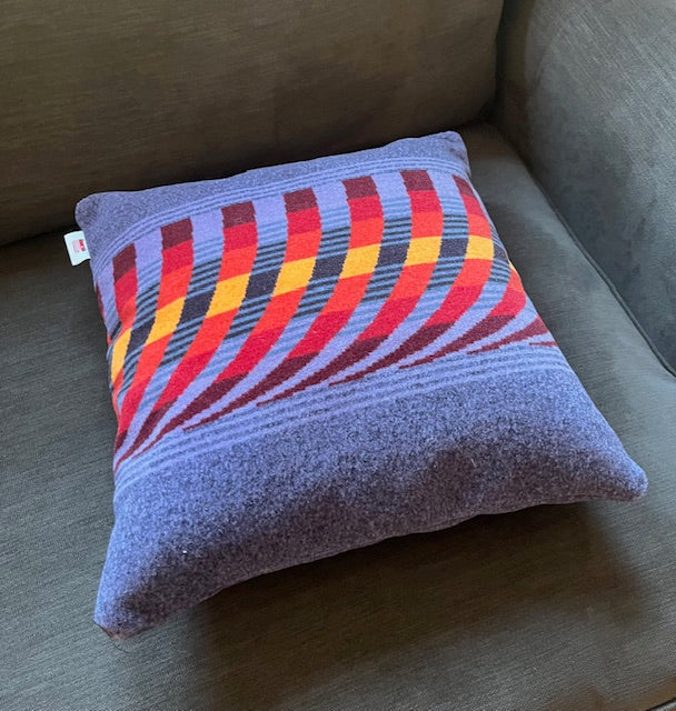 Stagecoach Bus Orginal Chevron Moquette Cushion