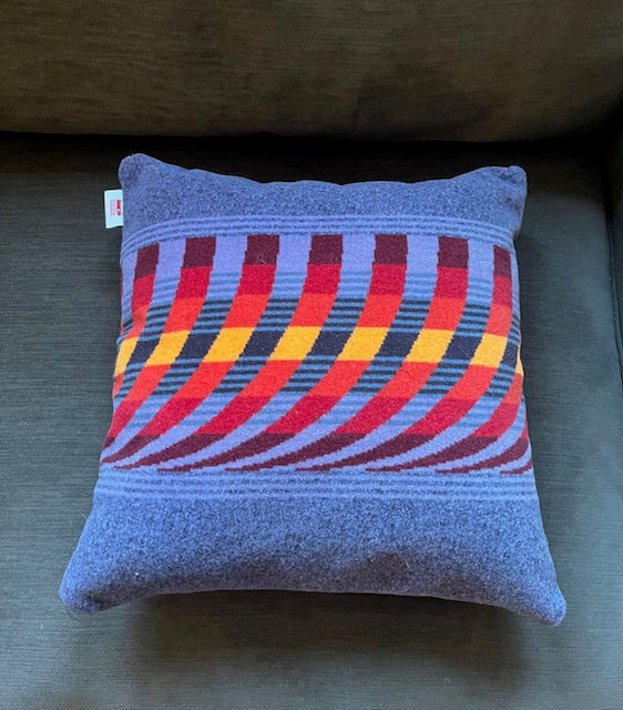 Stagecoach Bus Orginal Chevron Moquette Cushion