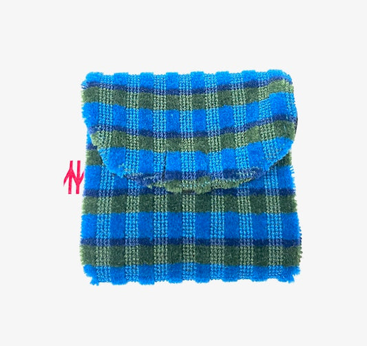 British Rail Bournemouth Blue Moquette Purse/Card Holder
