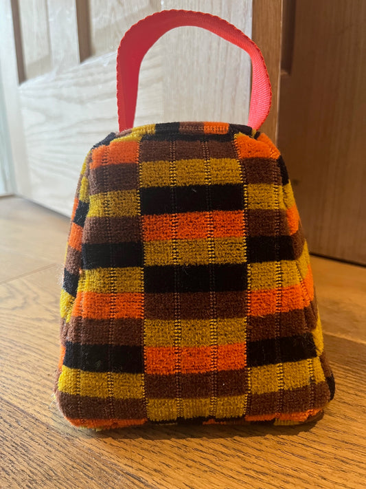 London Underground and London Bus District Line (Misha Black) District Line Moquette Doorstop