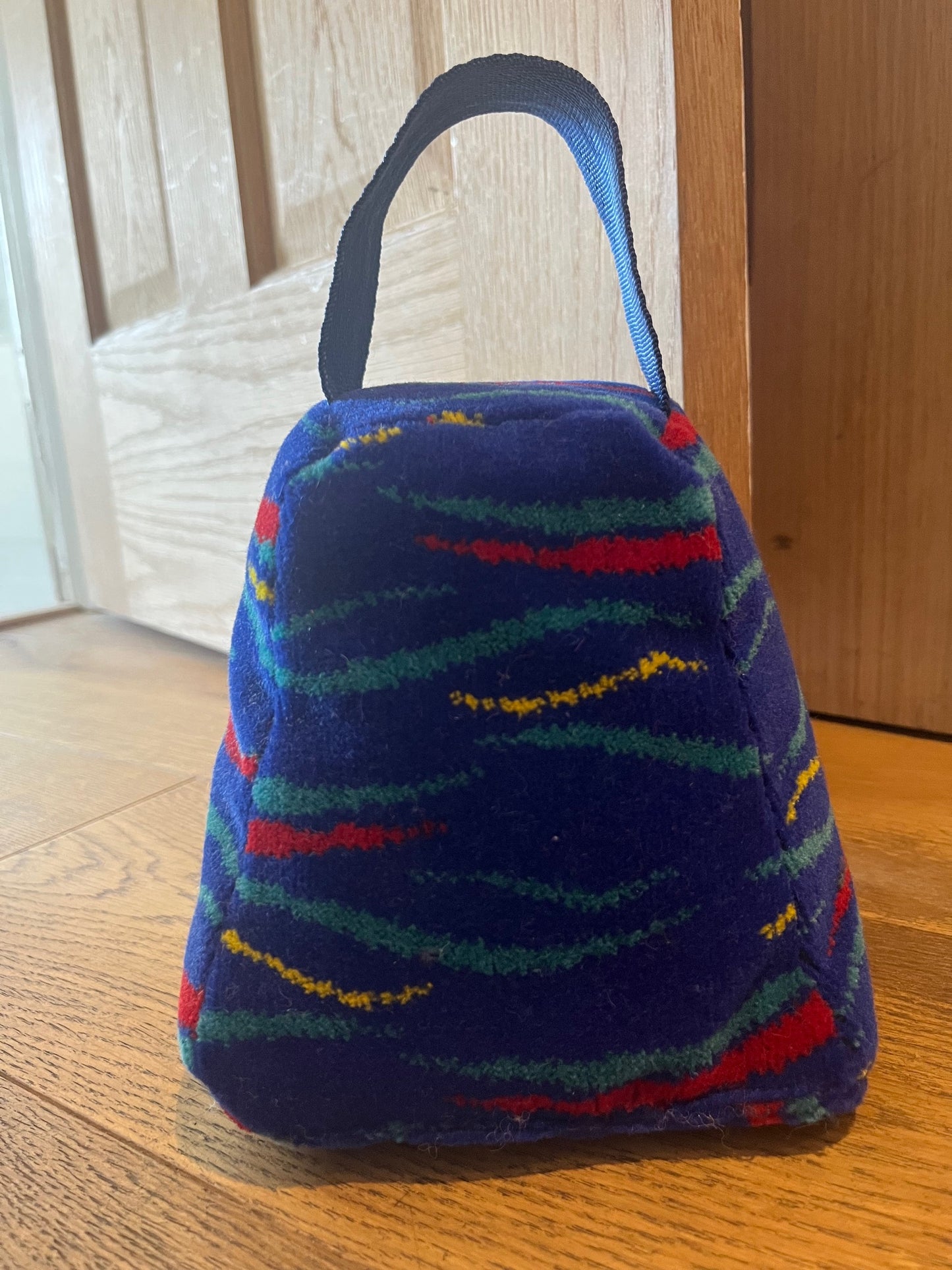 London Transport DLR (Docklands Light Railway) Original Moquette Doorstop