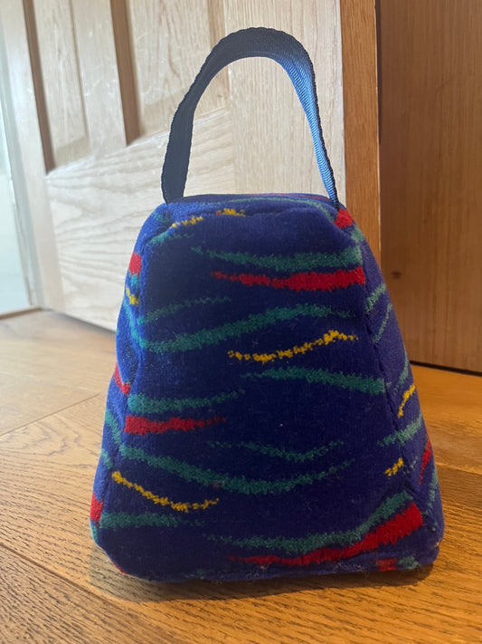London Transport DLR (Docklands Light Railway) Original Moquette Doorstop
