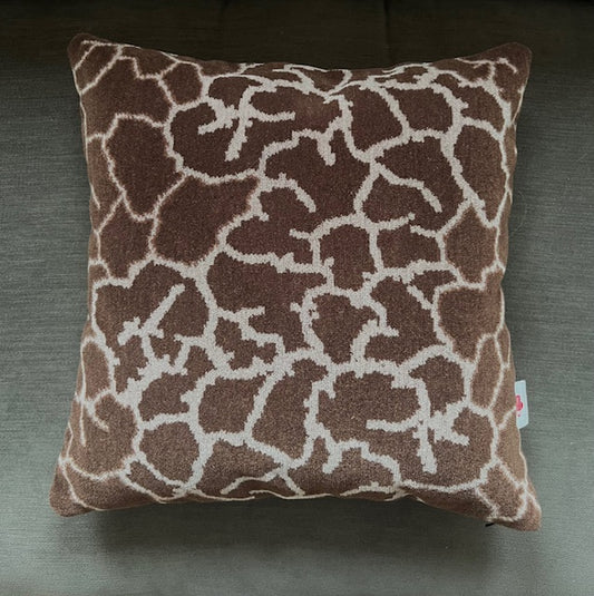 Giraffe Moquette Cushion