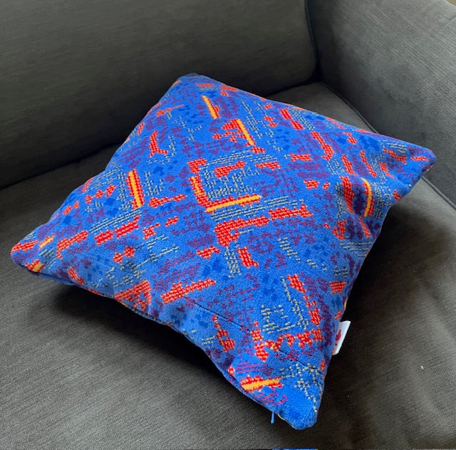 Metroline Bus Moquette Cushion