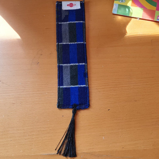 TFL Experimental Blue Moquette Bookmark