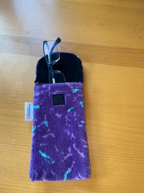 FirstGroup Barbie purple moquette phone and glasses case