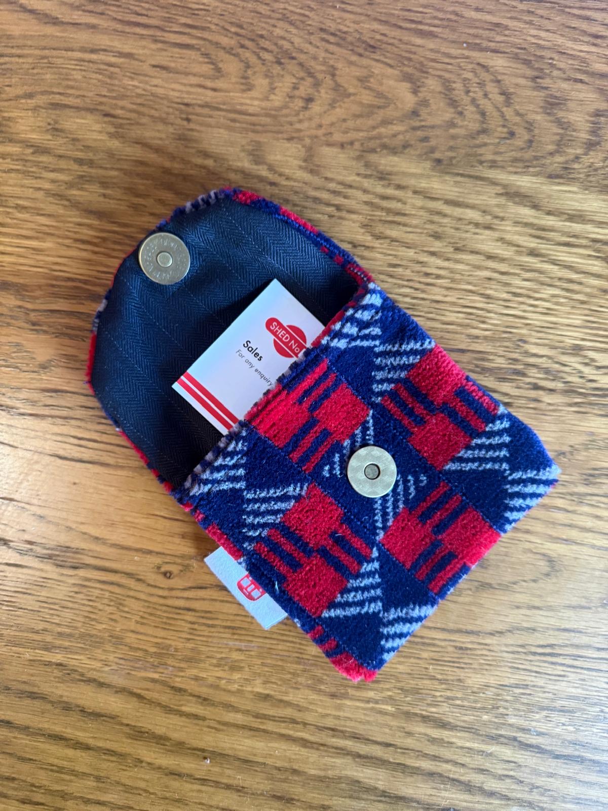 London Underground Central Line 1992 Moquette Purse & Card Holder