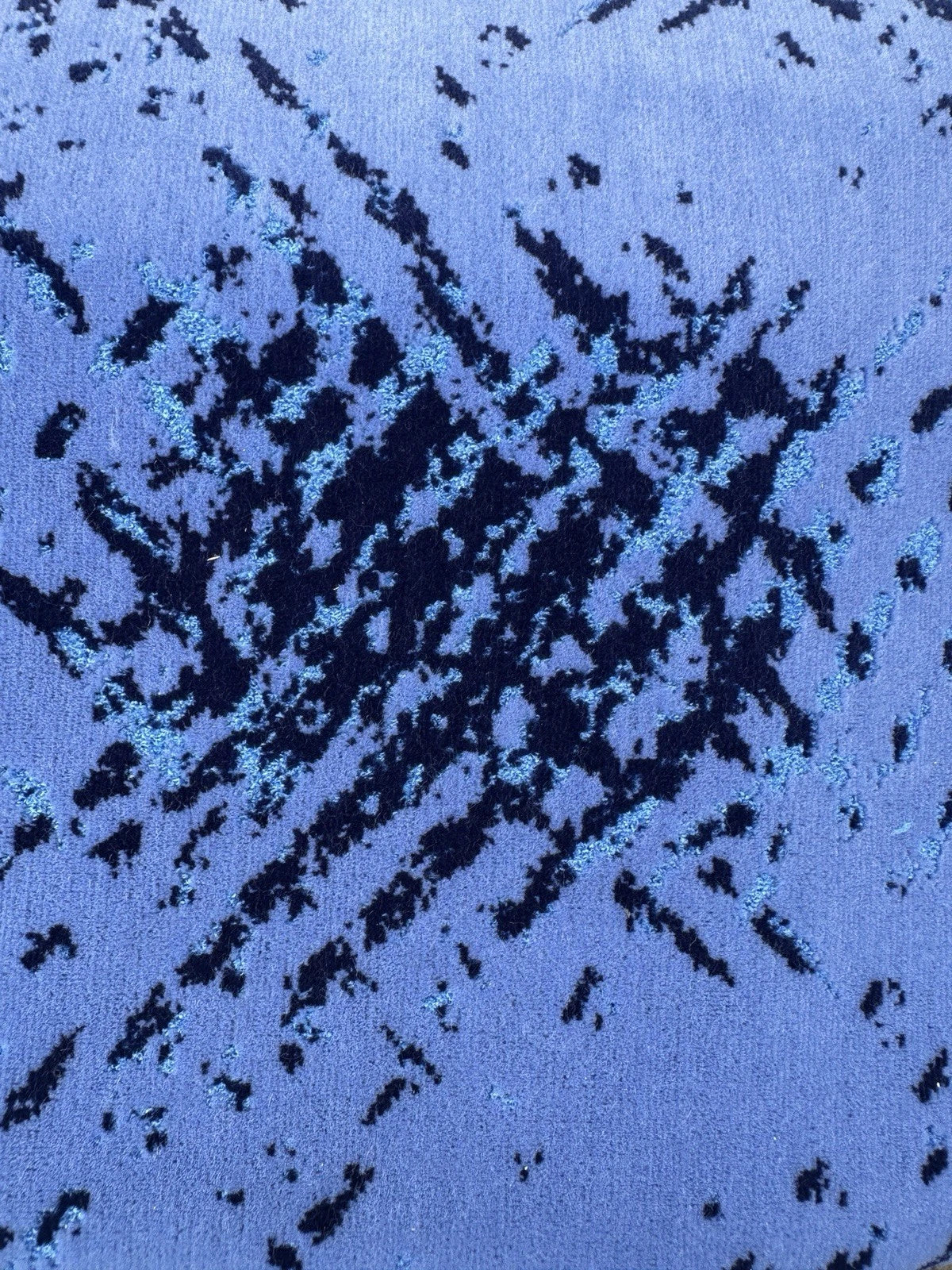 Blue Claw Bus/Coach Moquette Fabric Sold by the Metre