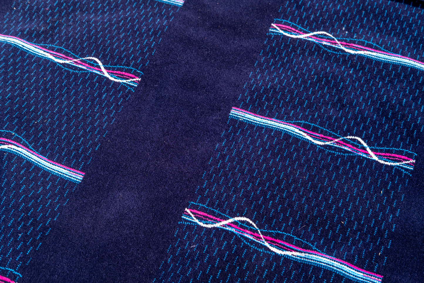 First Dynamic Lines Moquette Fabric Sold by the Metre
