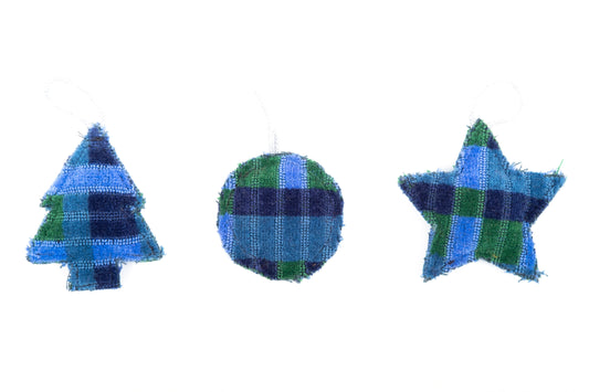 London Underground and Bus Victoria Line Straub Moquette Christmas Decoration Collection