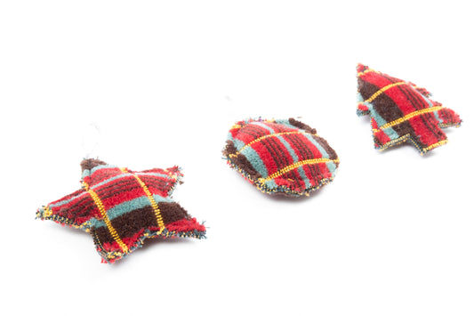 London Transport Routemaster (RM) Bus Moquette Christmas Decoration Collection