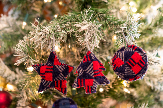 London Underground Central Line 1992 Moquette Christmas Decoration Collection