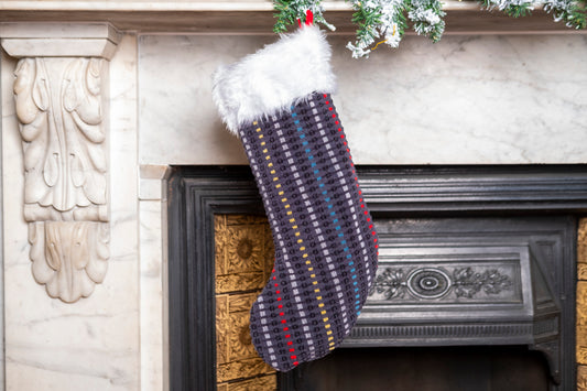 British Rail Trojan Moquette Christmas Stocking