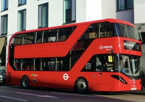 London Bus New Bus for London  'Enviro 400h City' TFL Bus Moquette Cushion