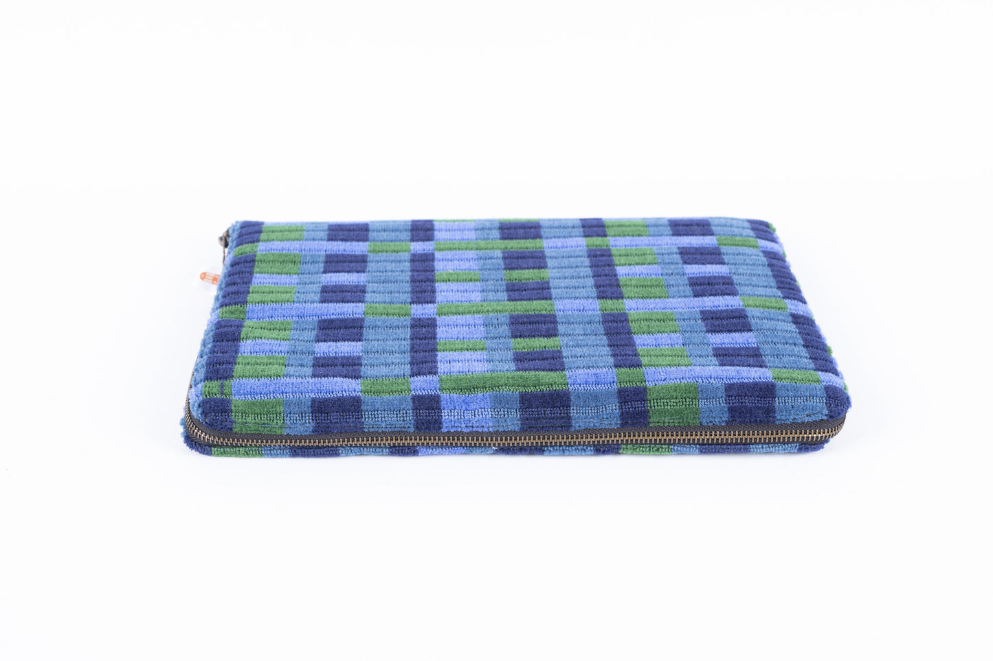 London Underground and London Bus  Victoria Line, Blue Straub Moquette Laptop Case