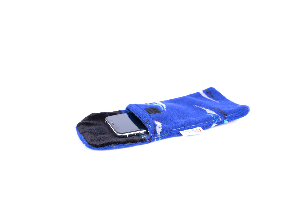 London Transport DLR (Docklands Light Railway) Moquette Phone & Glasses Case