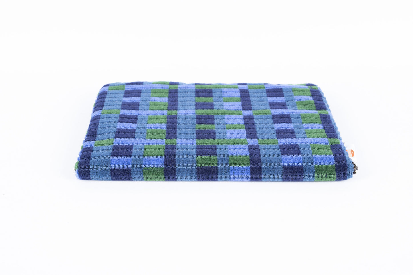 London Underground and London Bus  Victoria Line, Blue Straub Moquette Laptop Case