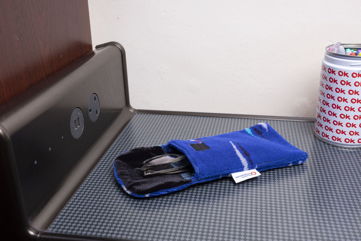 London Transport DLR (Docklands Light Railway) Moquette Phone & Glasses Case