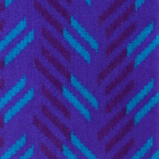 British Rail Blue Blaze Moquette Fabric Sold by the Metre (blaize blue)