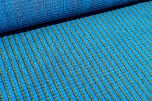 British Rail Bournemouth Blue Moquette Fabric Sold by the Metre
