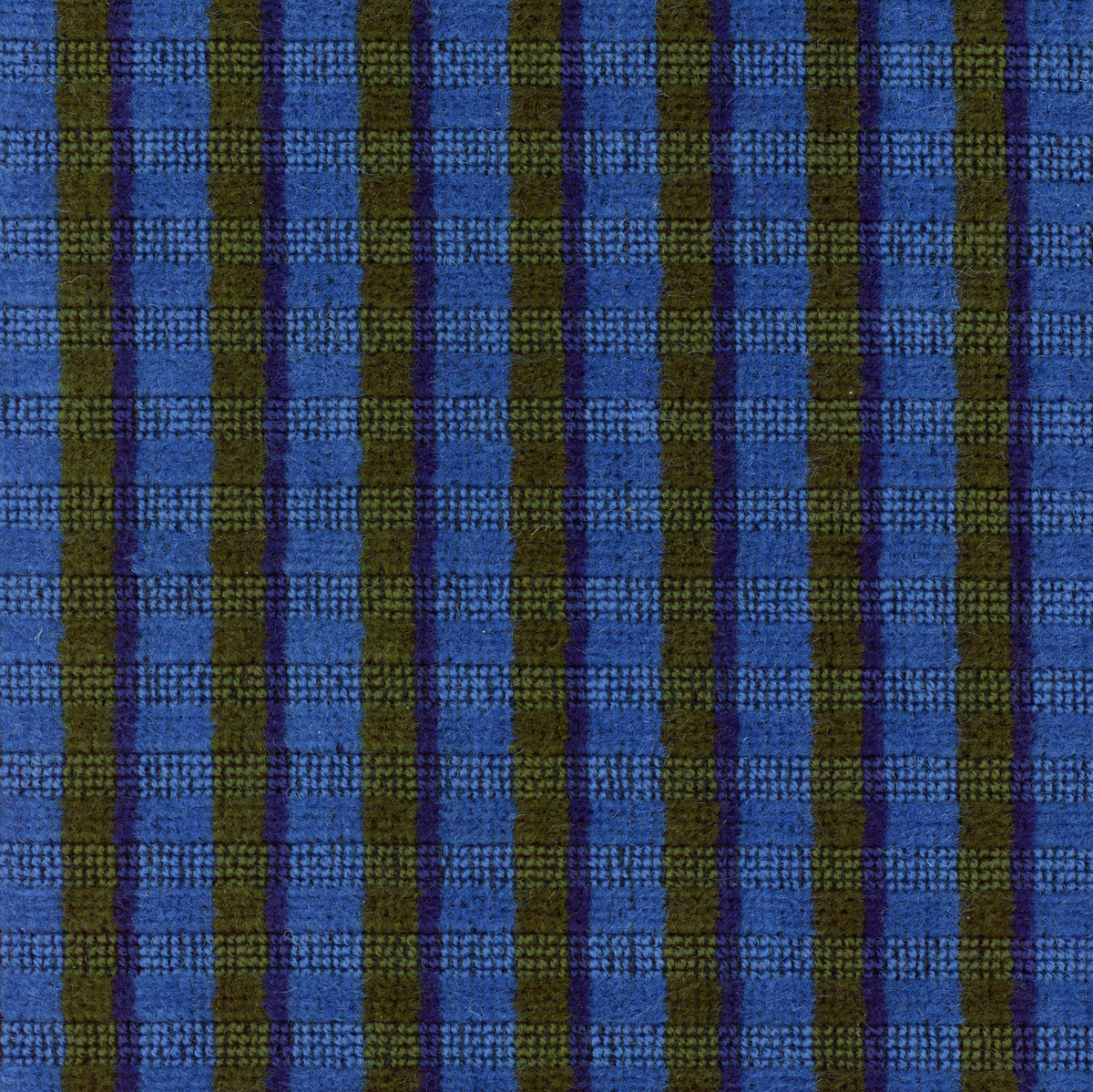 British Rail Bournemouth Blue Moquette Fabric Sold by the Metre