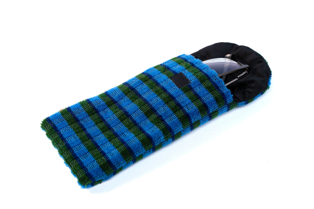 British Rail Bournemouth Blue Moquette Phone & Glasses Case