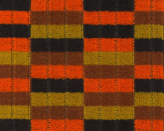 Custom Product using London Transport Bus and Underground (Misha Black) District Line Moquette Fabric