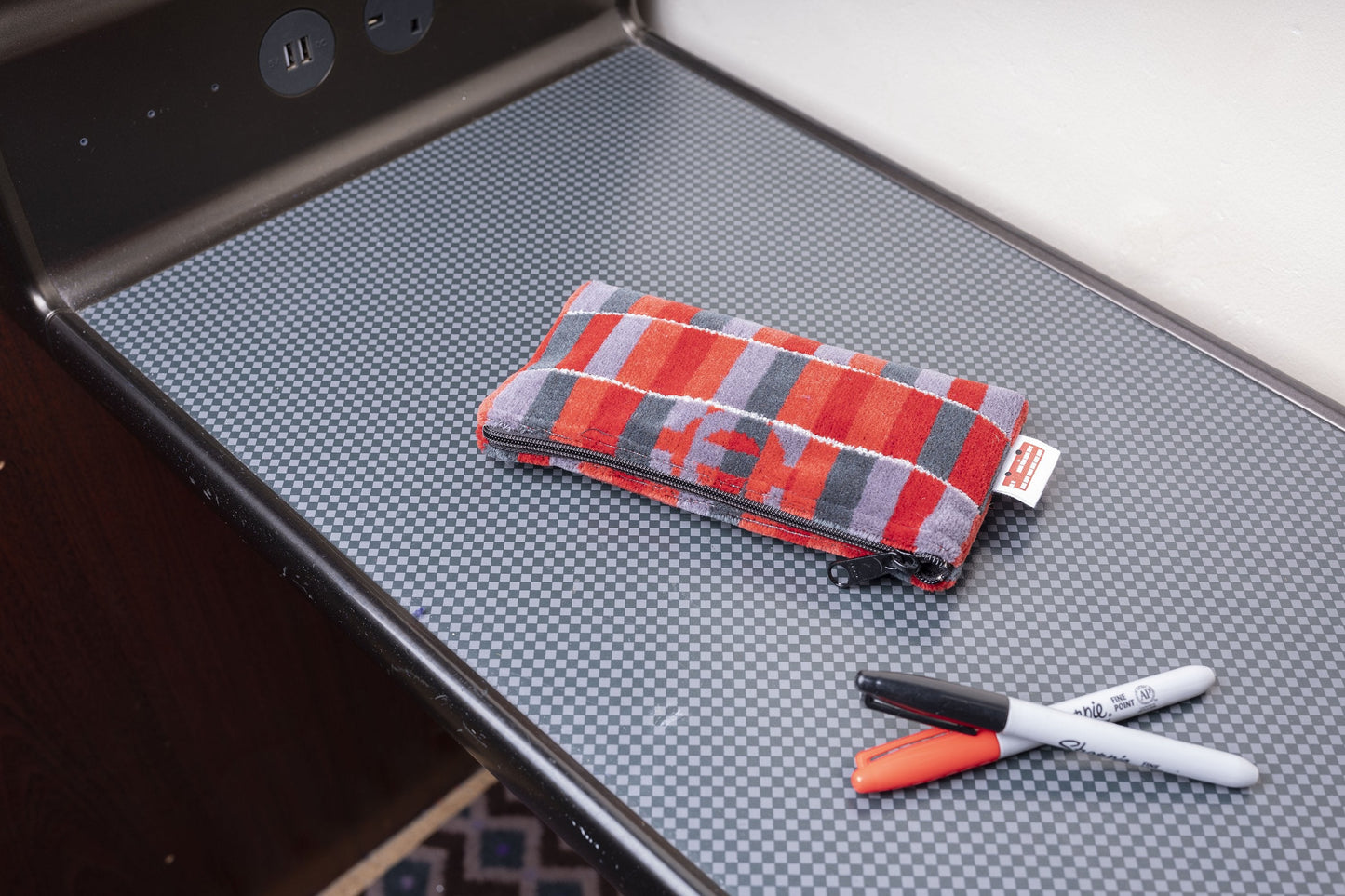London Transport Bus Moquette Pencil Case – Iconic TfL Design