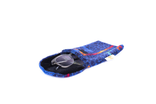London Underground Piccadilly Line Moquette Phone/Glasses case