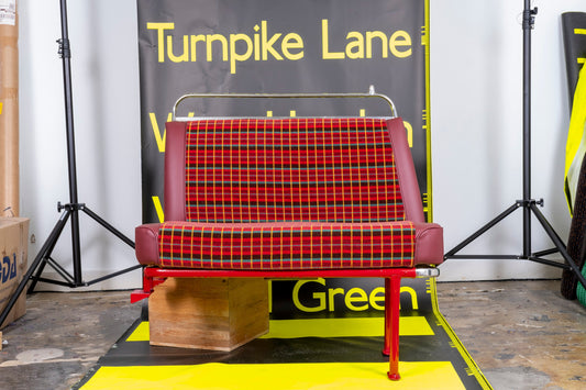 Restored Genuine Routemaster RM London Bus Seat