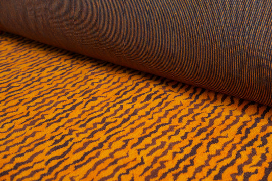 Yorkshire Tiger Bus Moquette Fabric Sold by the Metre