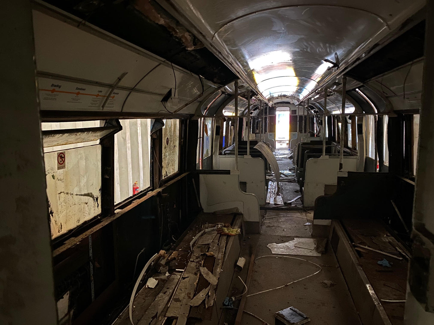 London Underground 1938 stock (ex Isle of Wight) Carriage