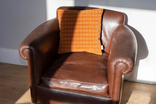 British Rail Intercity 1st Class Fawn Moquette Cushion