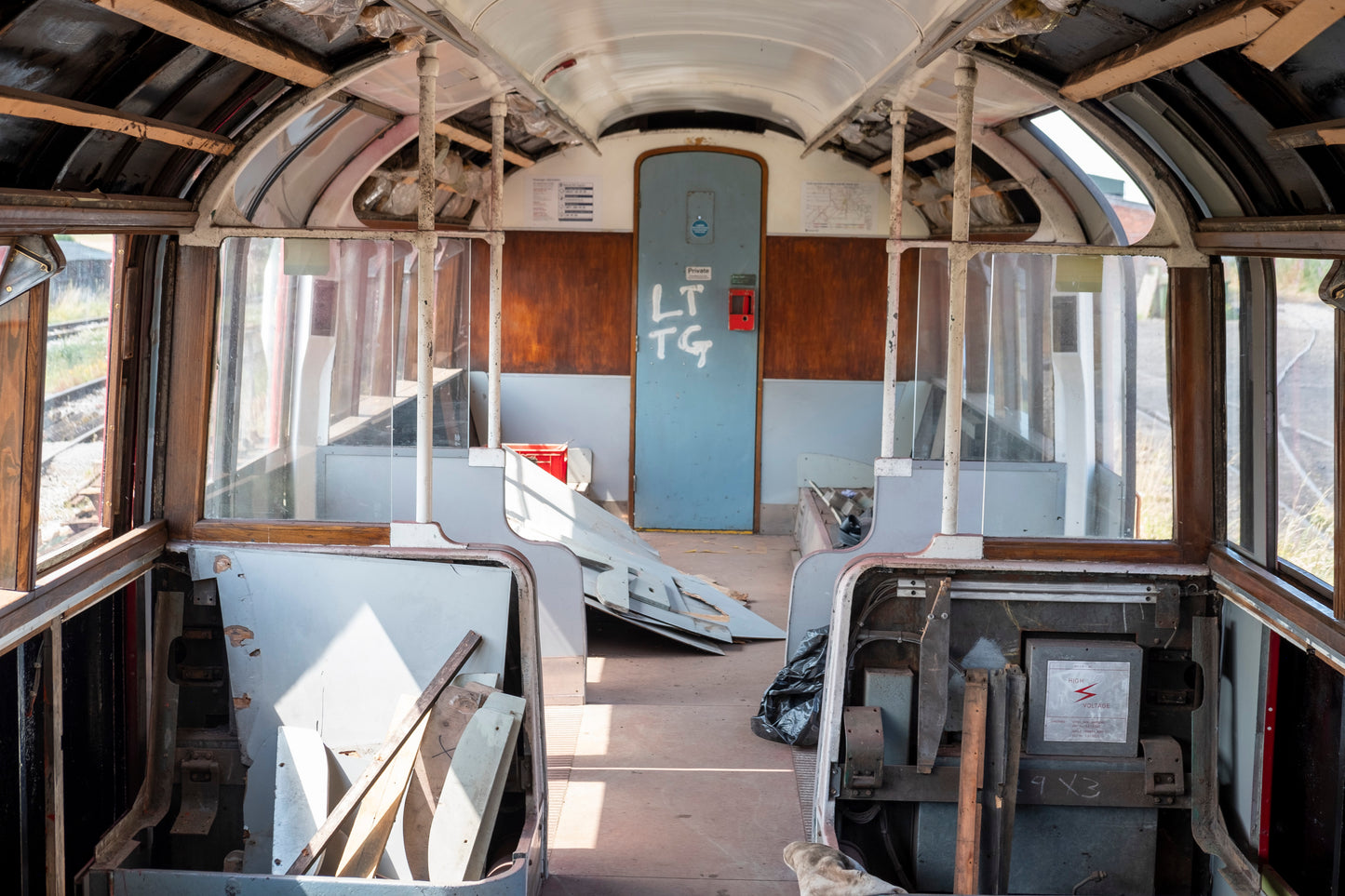 Refurbished London Underground 1938 stock (ex Isle of Wight) Carriage
