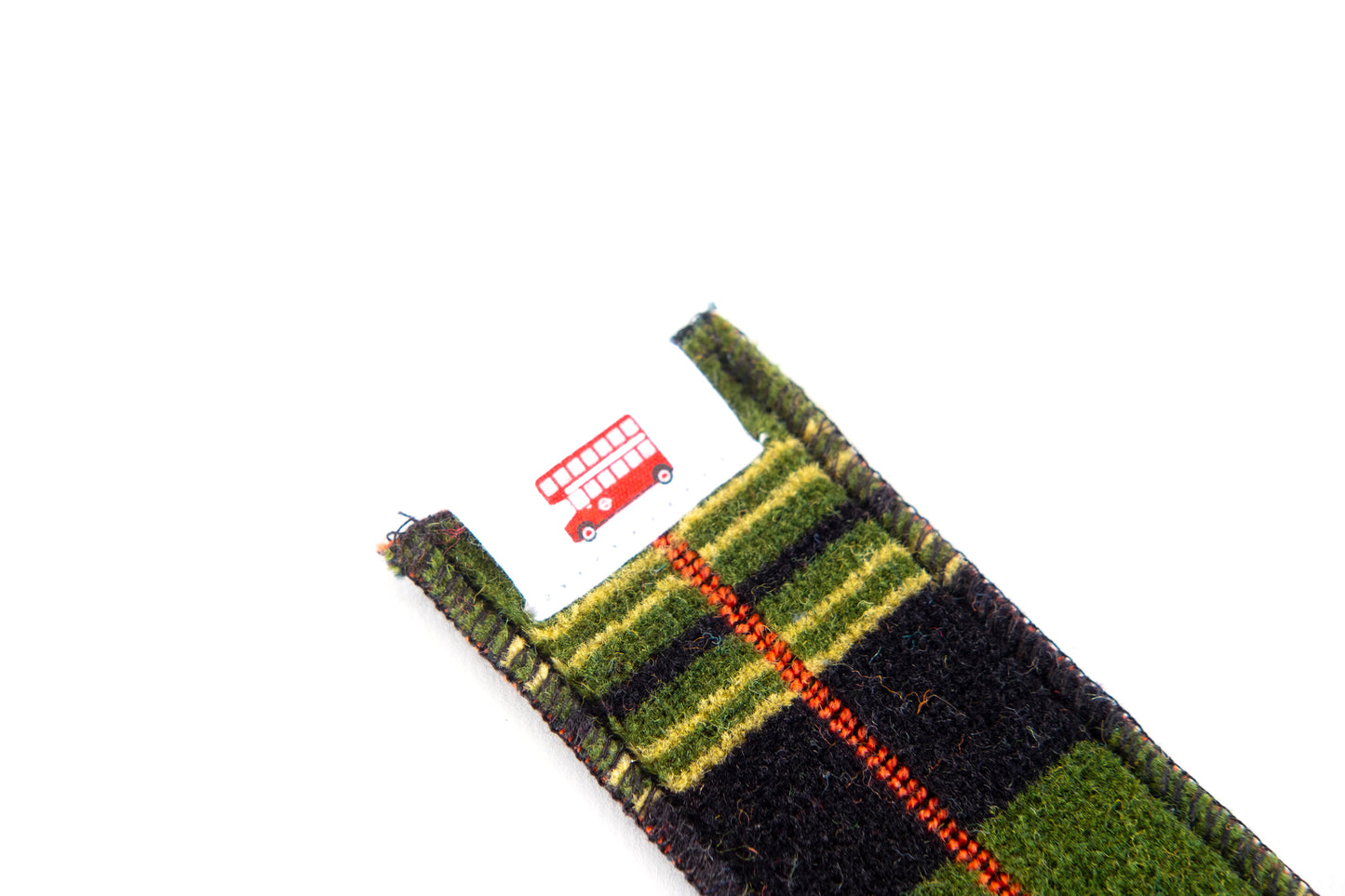 London Bus & London County Green Line (Greenlines) Bus Moquette Bookmark