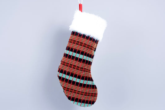 London Bus (1950's) RT Bus Moquette Christmas Stocking