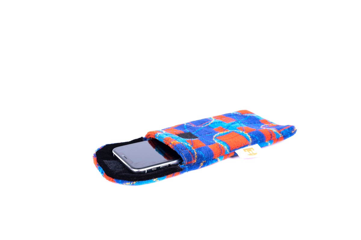 London Underground Bakerloo Line Moquette Phone & Glasses Case