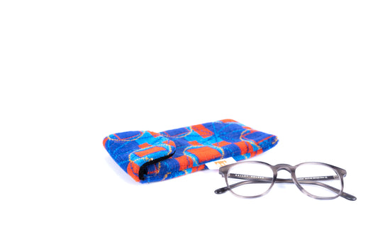 London Underground Bakerloo Line Moquette Phone/Glasses Case