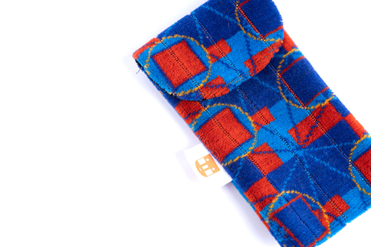 London Underground Bakerloo Line Moquette Phone & Glasses Case