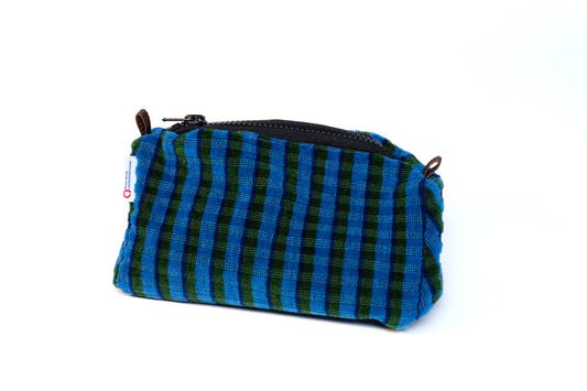 British Rail Bournemouth Blue Moquette Washbag