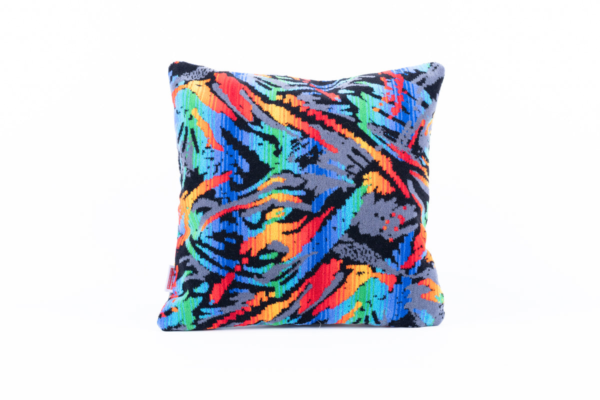 Blackpool Fireworks Tram Moquette Cushion