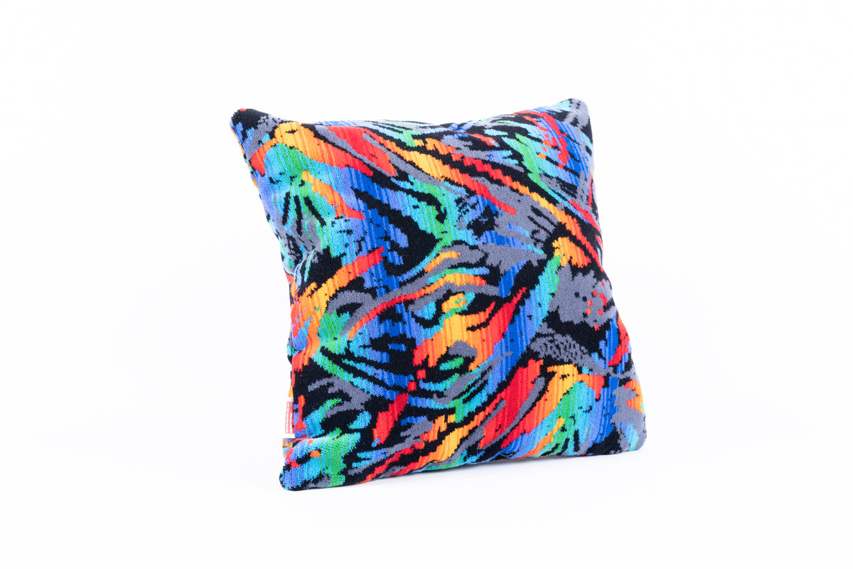 Blackpool Fireworks Tram Moquette Cushion