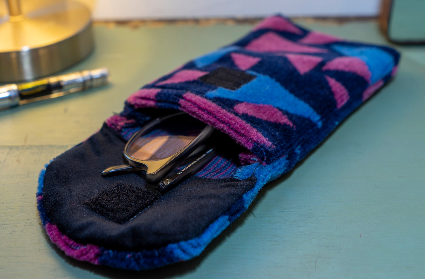 London Underground Metropolitan Line  Moquette Phone/Glasses case