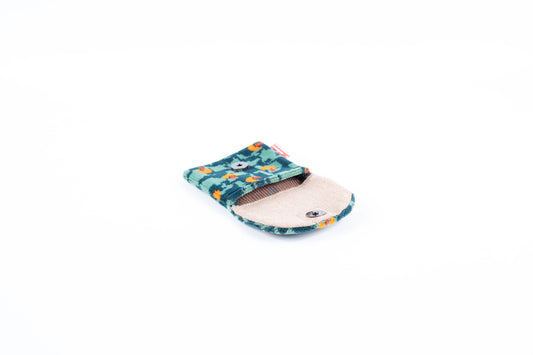 Stagecoach Bus Green Beachball Moquette Purse/Card Holder