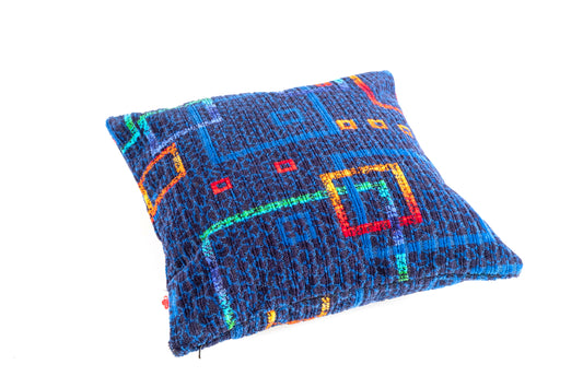 London Underground Piccadilly Line Moquette Cushion